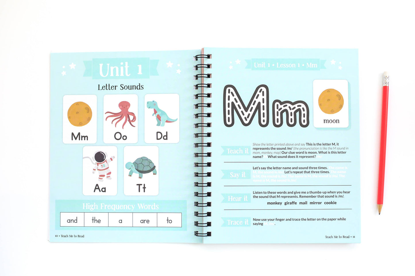 Teach Me to Read: A Parent Guided Student Workbook for Kids