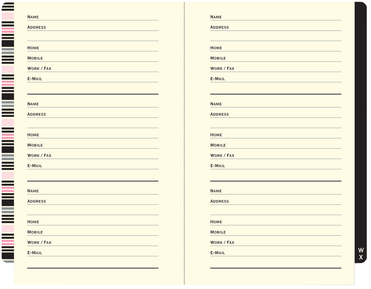 Little Pink Book Of Addresses