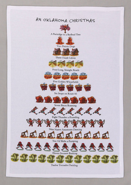 An Oklahoma Christmas Kitchen Towel