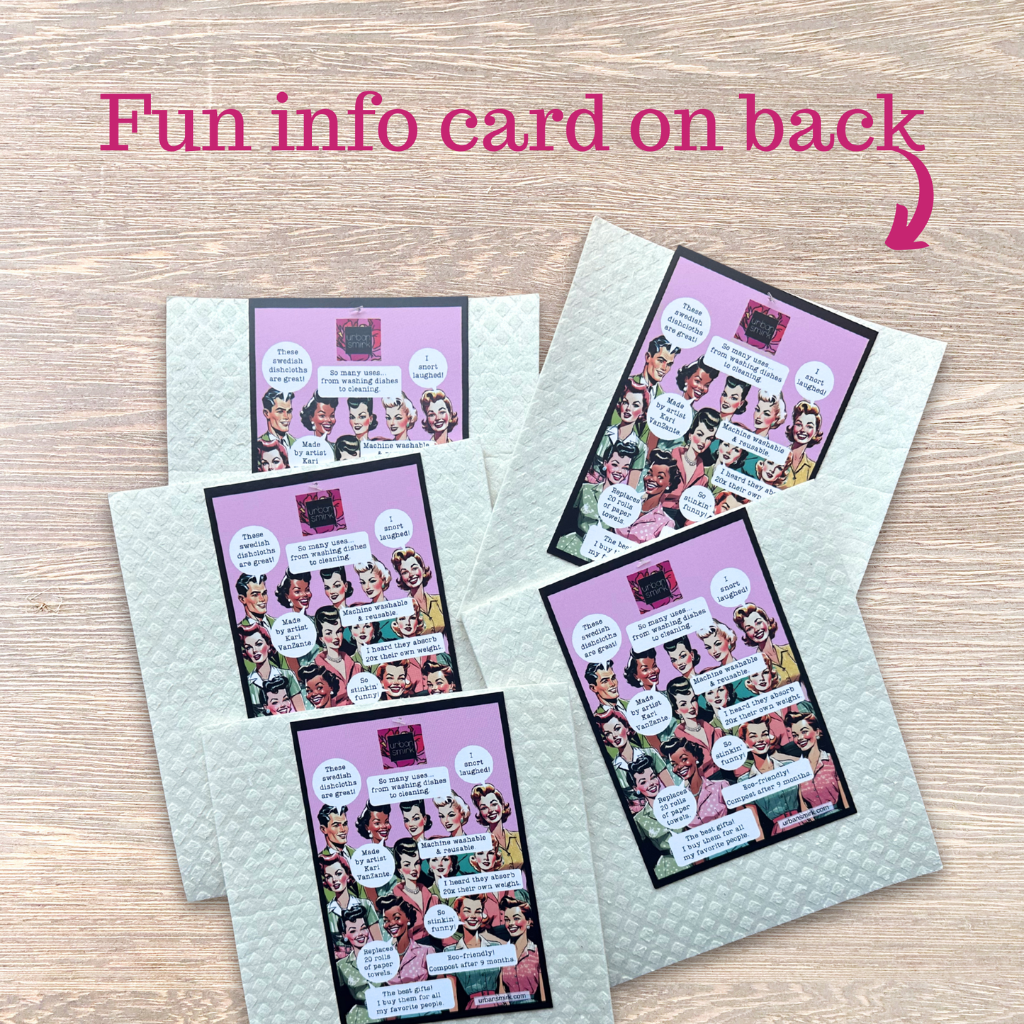 Die for You Make Dinner - Funny Retro Swedish Dishcloth