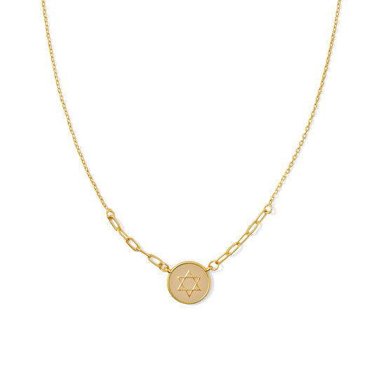 Delicate Star Of David Necklace