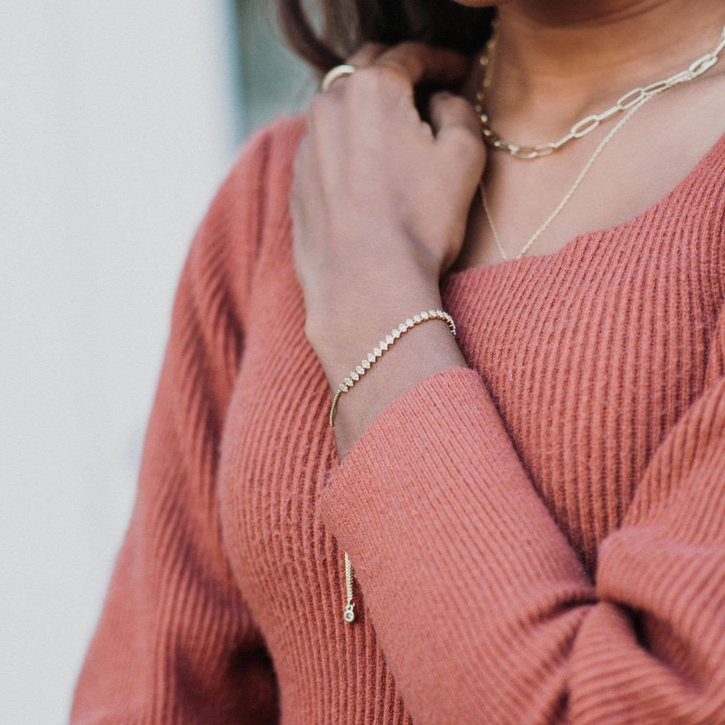 Pulley Tennis Bracelet