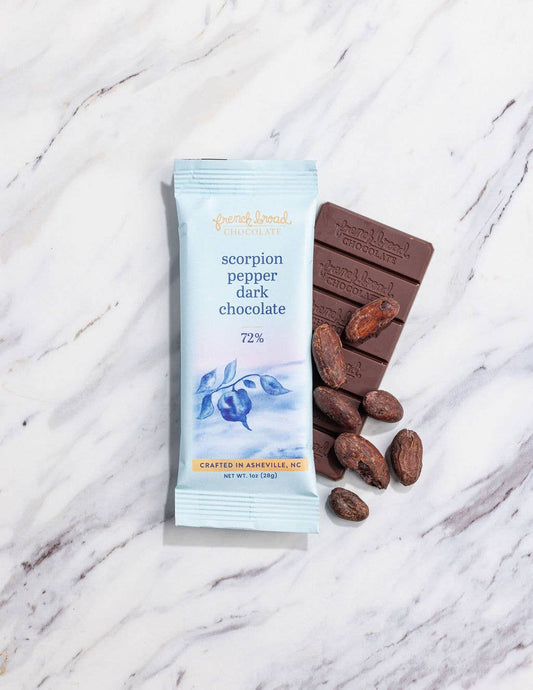 Scorpion Pepper Chocolate Bar 72% - 28g