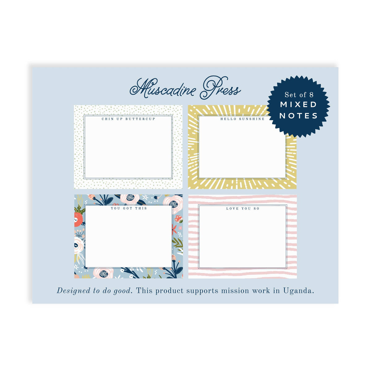 Boxed Stationery, Uplift Notes