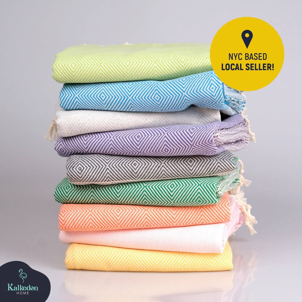 Thick Turkish Towel | Cotton Beach Towel | Picnic Blanket
