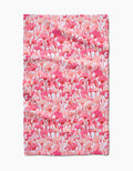 Pink Florals Tea Towel