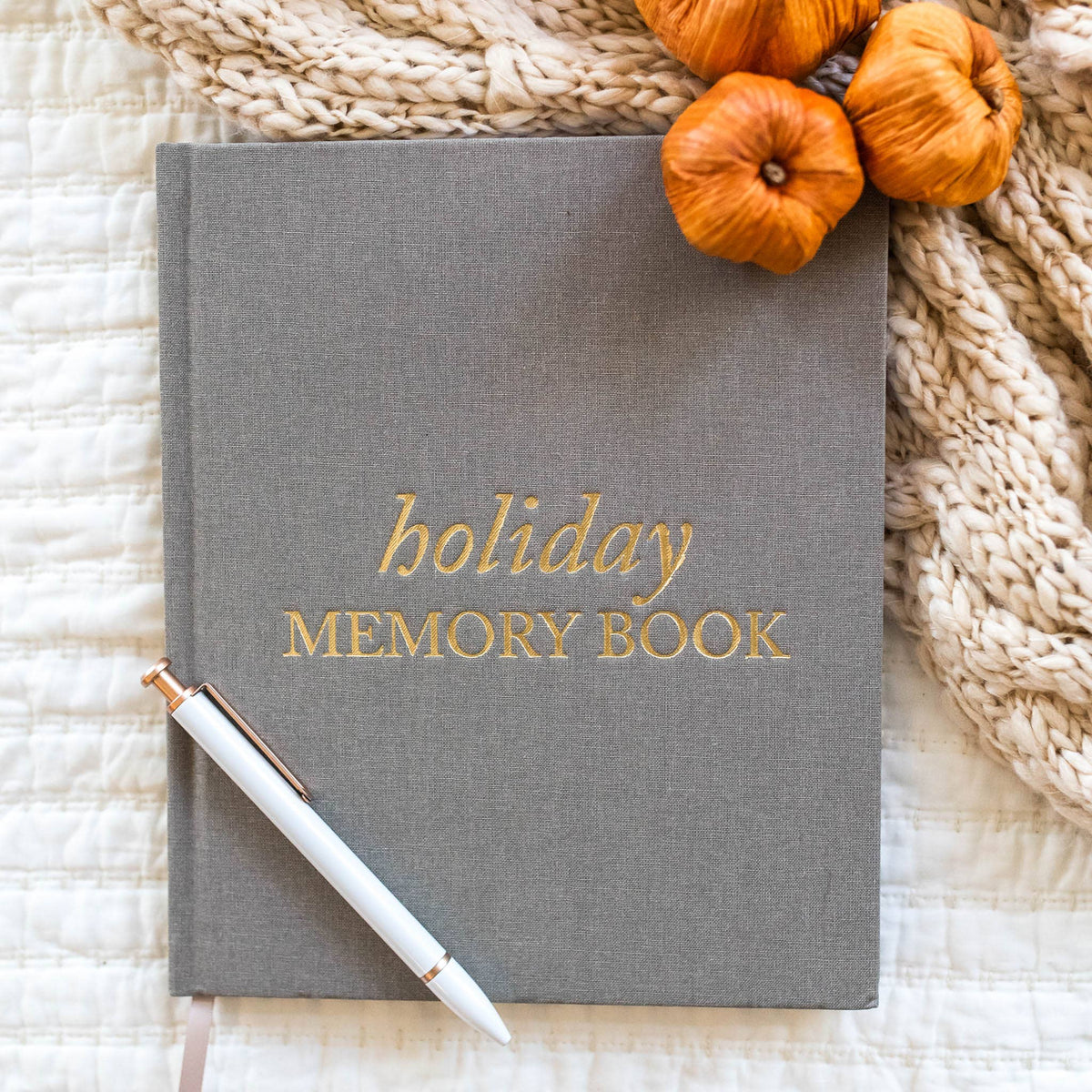 Holiday Memory Book & Family Keepsake | Memory Scrapbook