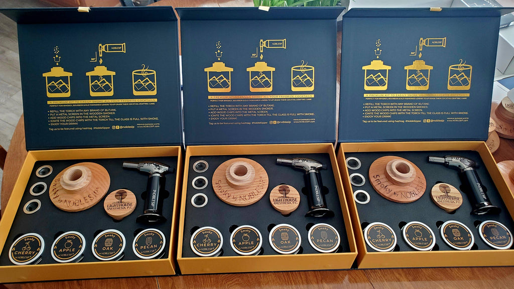 Whiskey Cocktail Smoker Kit, Men Gift Set. Father's day gift