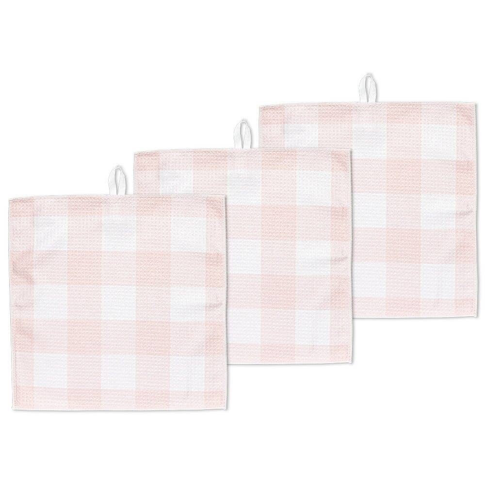 Microfiber Kitchen Dish Cloths 3pk - Gingham