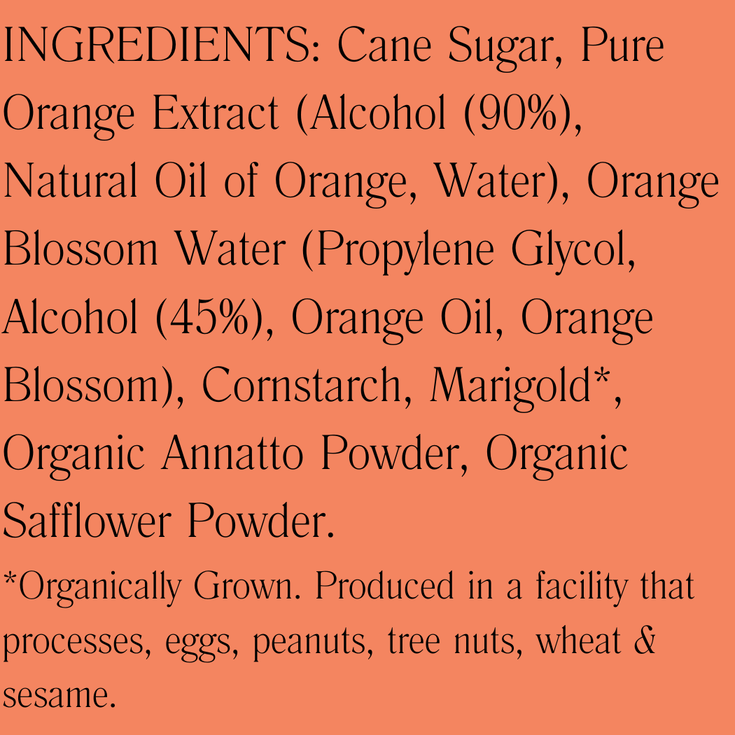 Flouwer Co. Orange Blossom Finishing Sugar