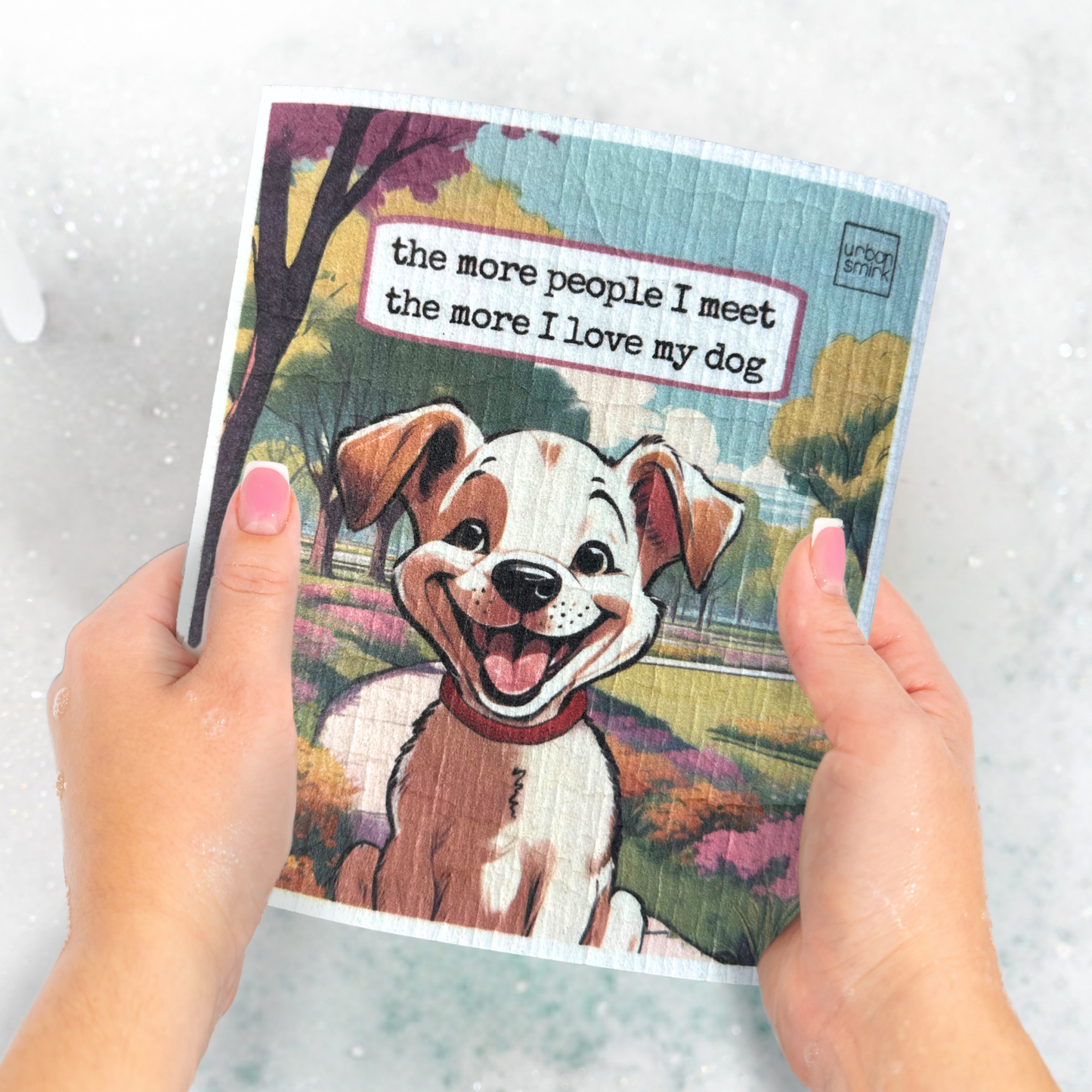 Love My Dog - Swedish Dishcloth for Pet Owners Dog Lovers