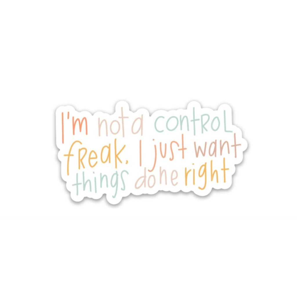Control Freak Sticker