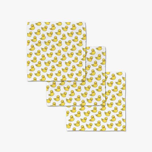 Duckies Luxe Washcloth Set