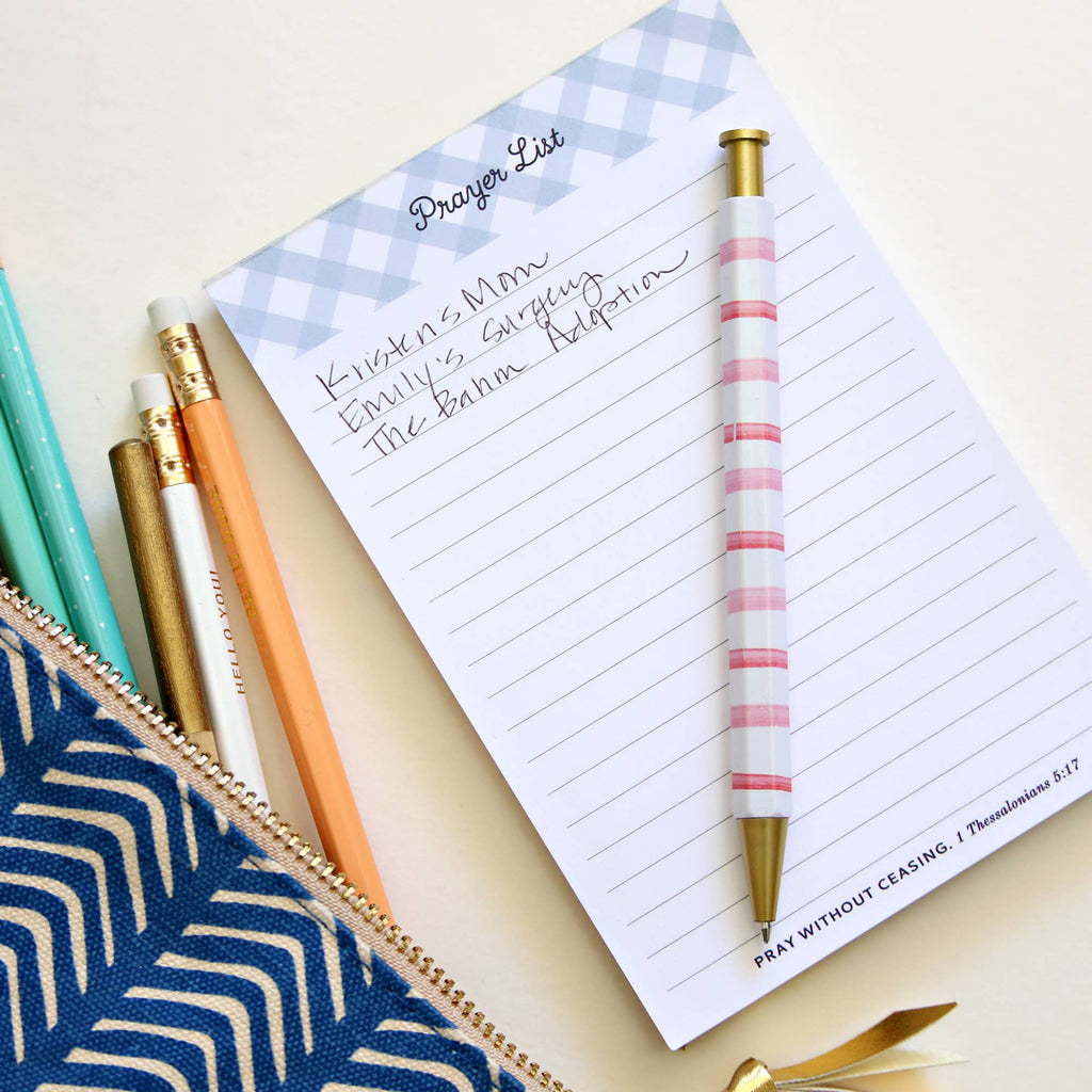 Notepad, Prayer List