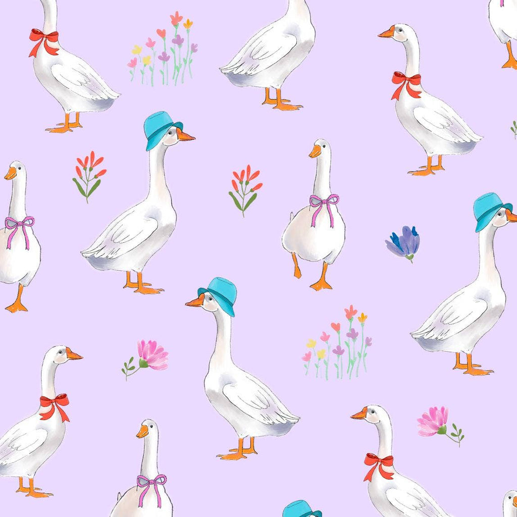 Muslin Quilt Baby & Kids Ruffle Blanket Goose Parade
