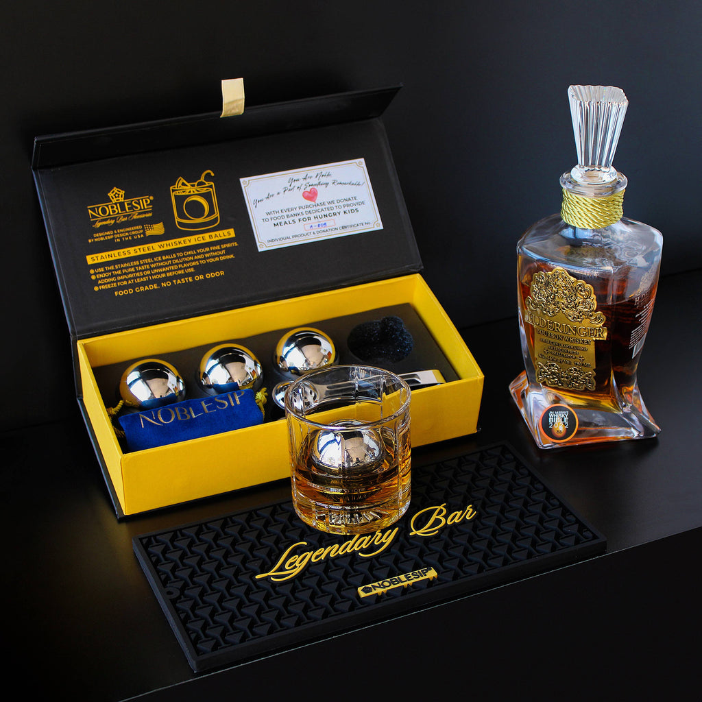 Whiskey INNOVATIVE Chilling Ice Balls Set, Father's Day gift