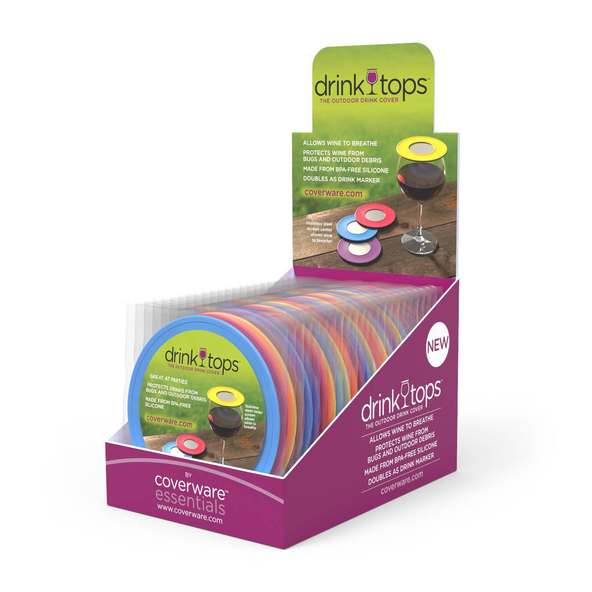 VENTILATED Wine Glass Covers