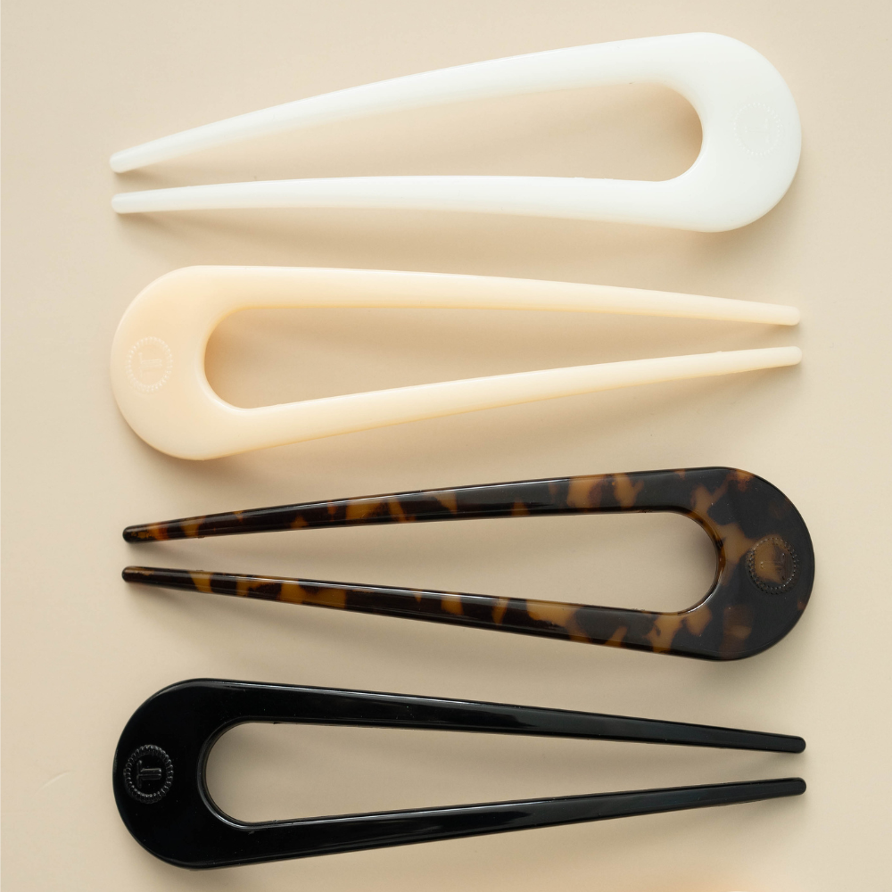 French Hair Pin | Jet Black
