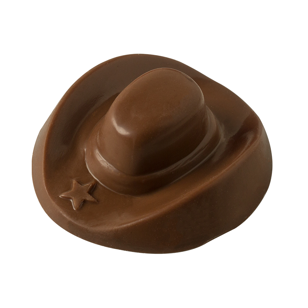 Milk Chocolate Cowboy Hat
