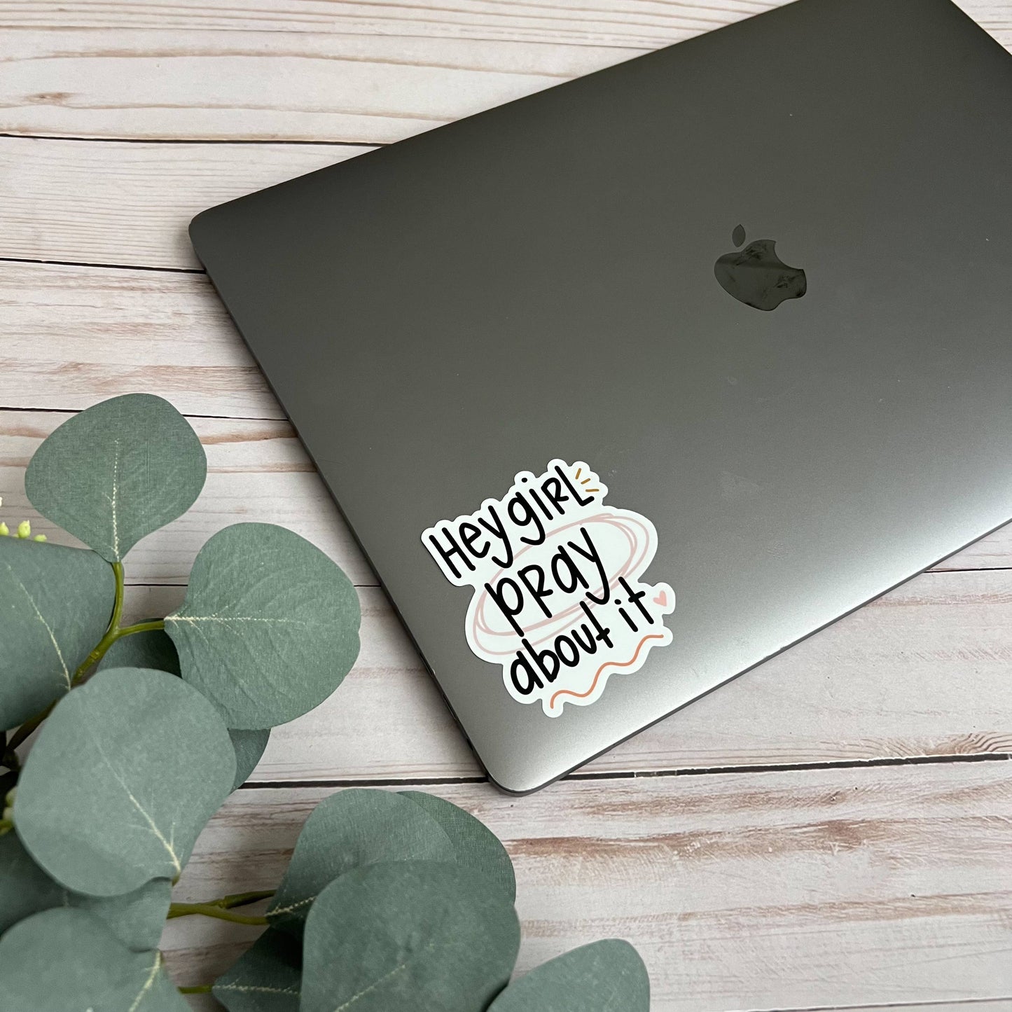 Girl Pray About It Sticker | Christian stickers