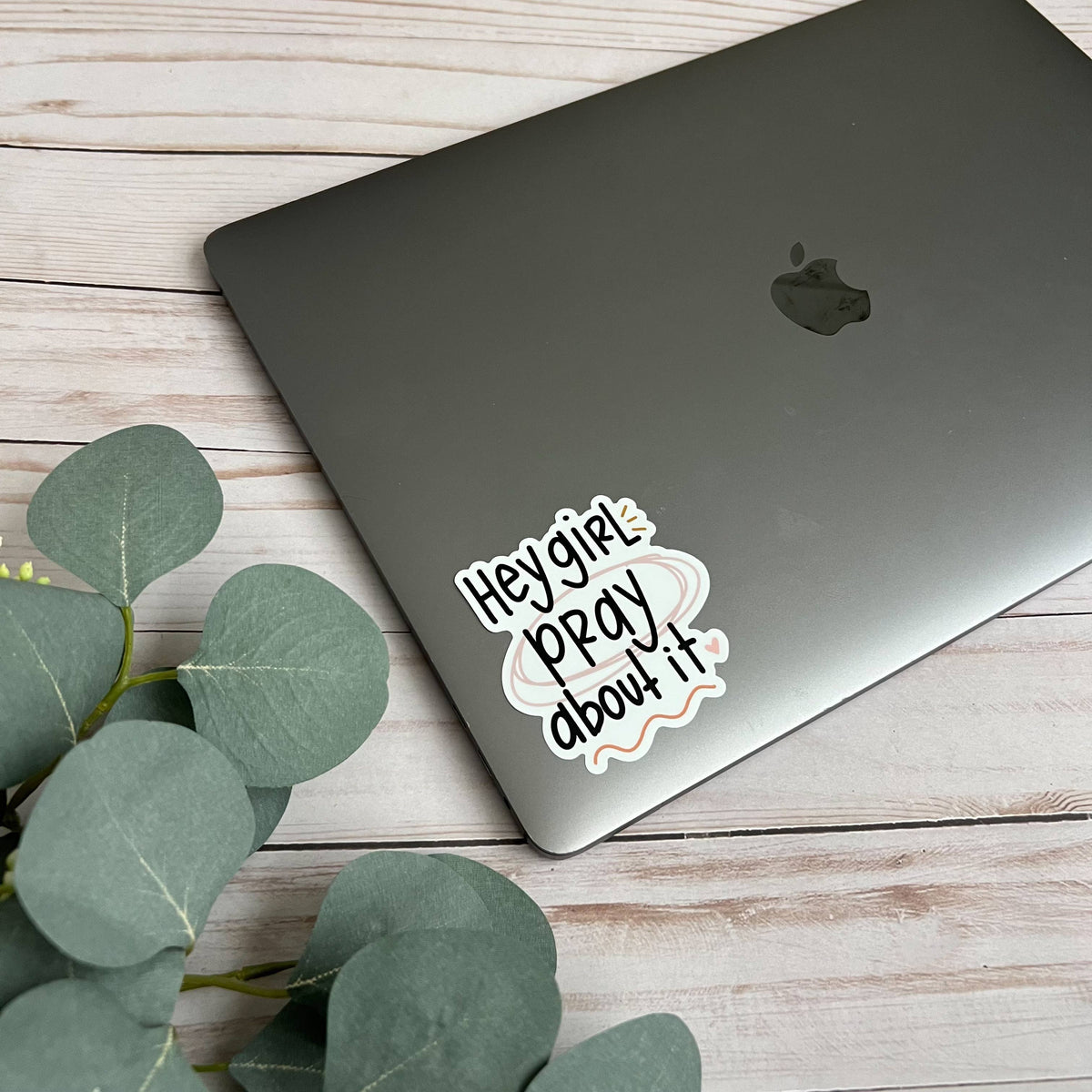Girl Pray About It Sticker | Christian stickers