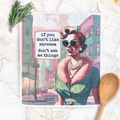Don't Like Sarcasm - Hilarious Retro Swedish Dishcloth