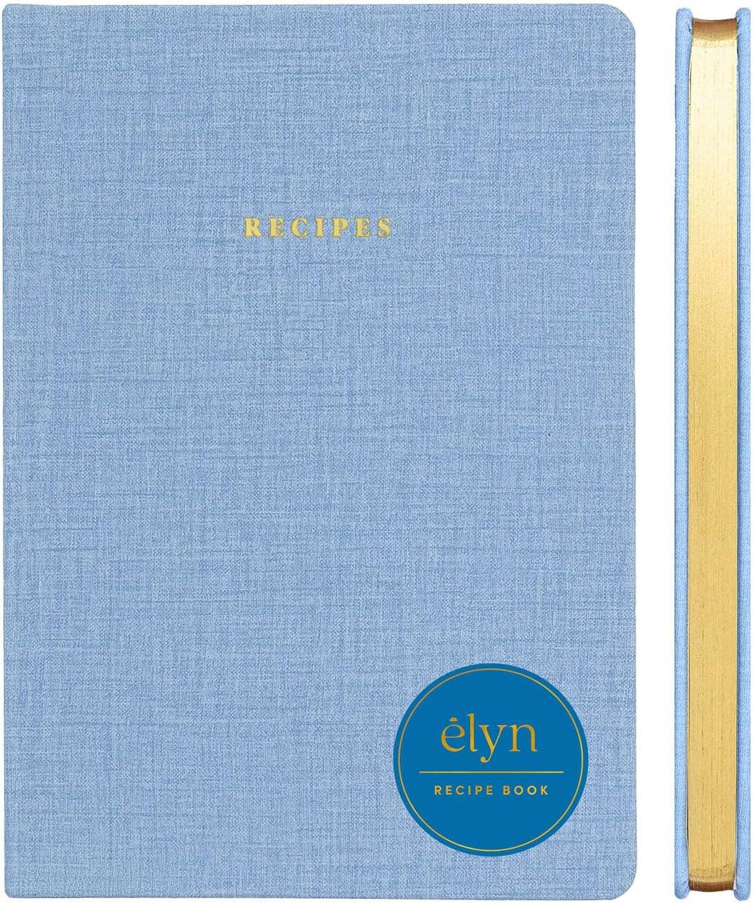 Blank Recipe Cooking Notebook - Light Blue