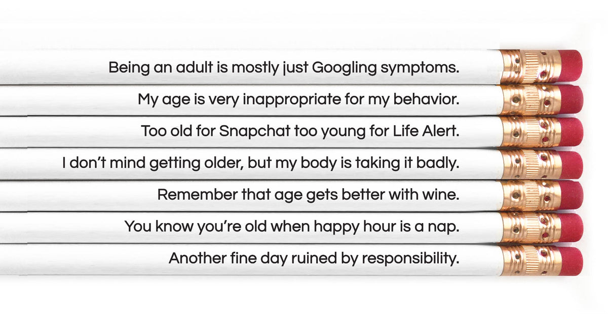 ADULTING IS HARD PENCIL SET