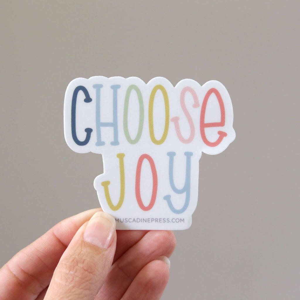 Vinyl Sticker, Choose Joy