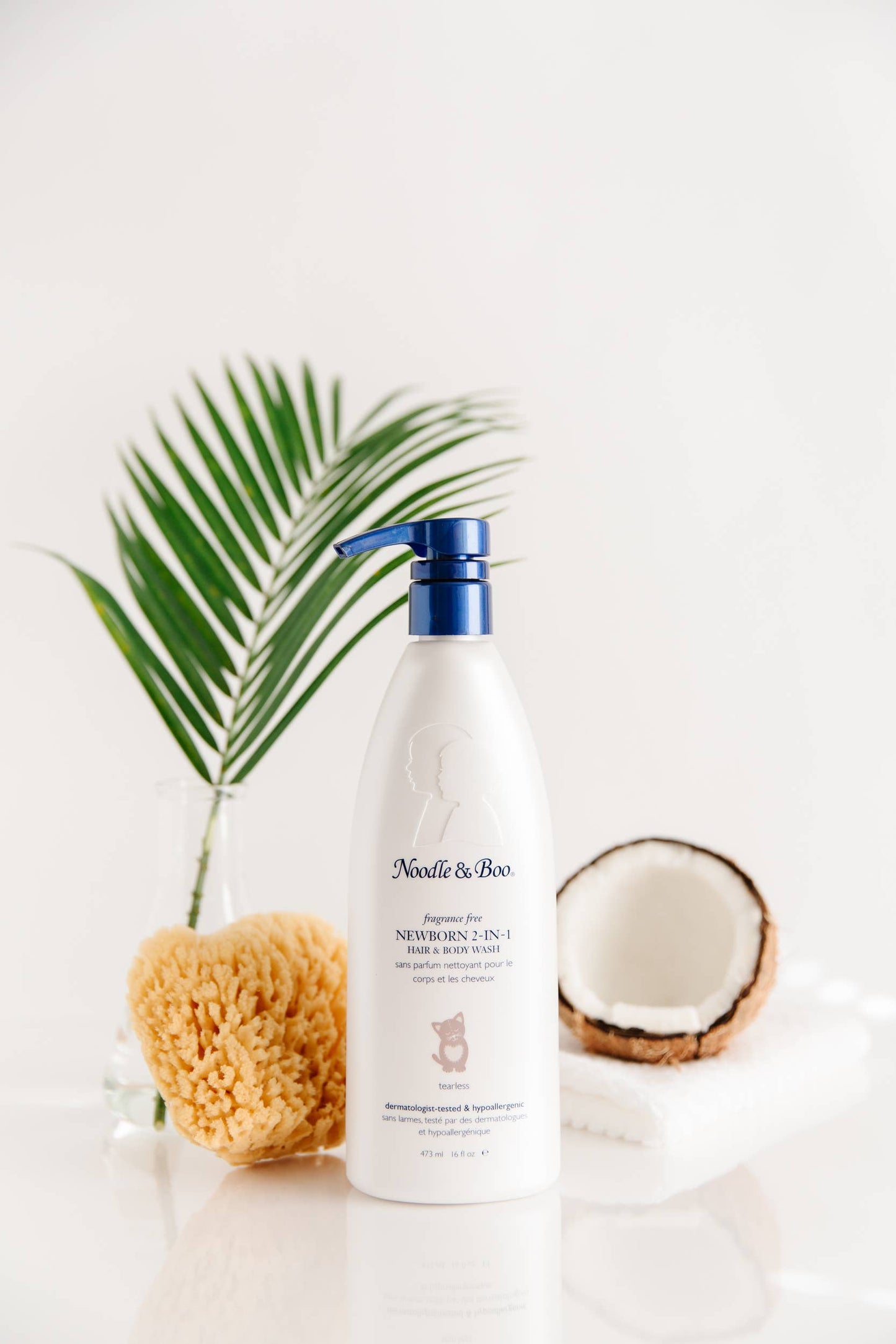 Newborn 2-in-1 Hair & Body Wash, Fragrance-Free, 16 oz