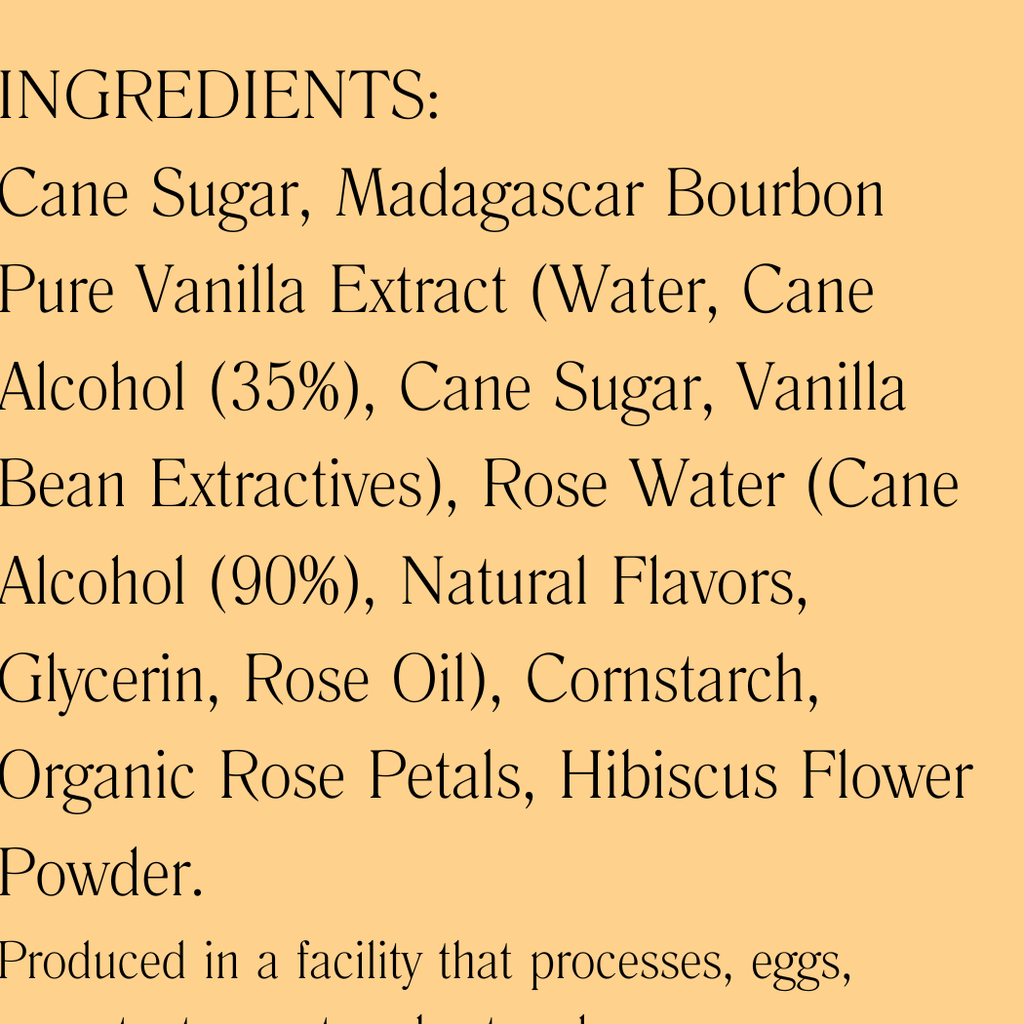 Flouwer Co. Sweet Rose Water Finishing Sugar