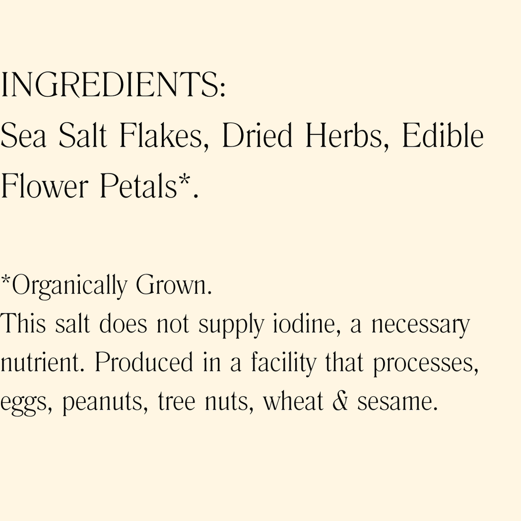 Flouwer Co. Classic Floral Garnishing Salt