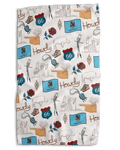 Oklahoma's Western Journey & Golden Flowers Kitchen Towel