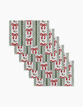 Christmas Bow Stripe Not Paper Towel