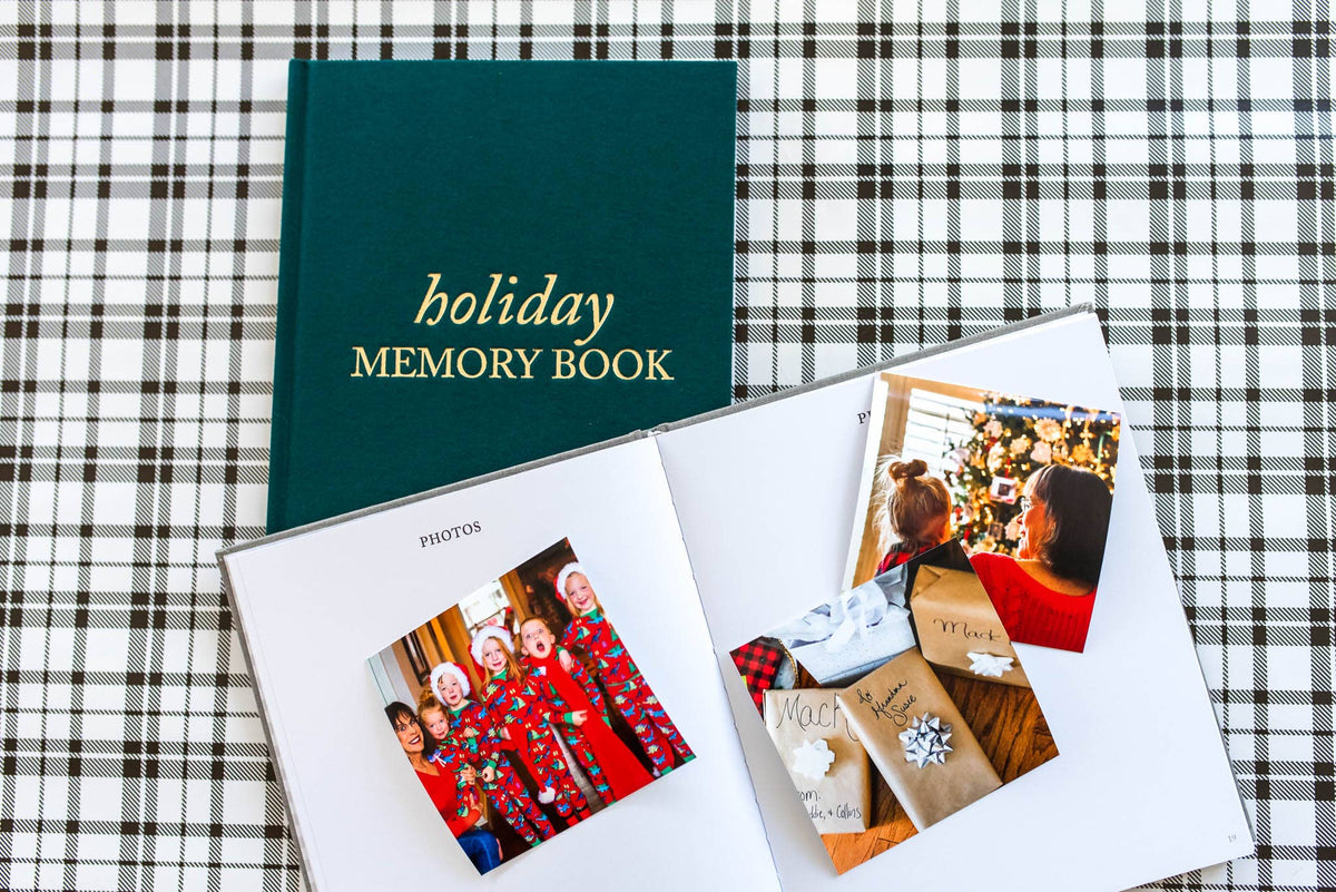 Holiday Memory Book & Family Keepsake | Memory Scrapbook