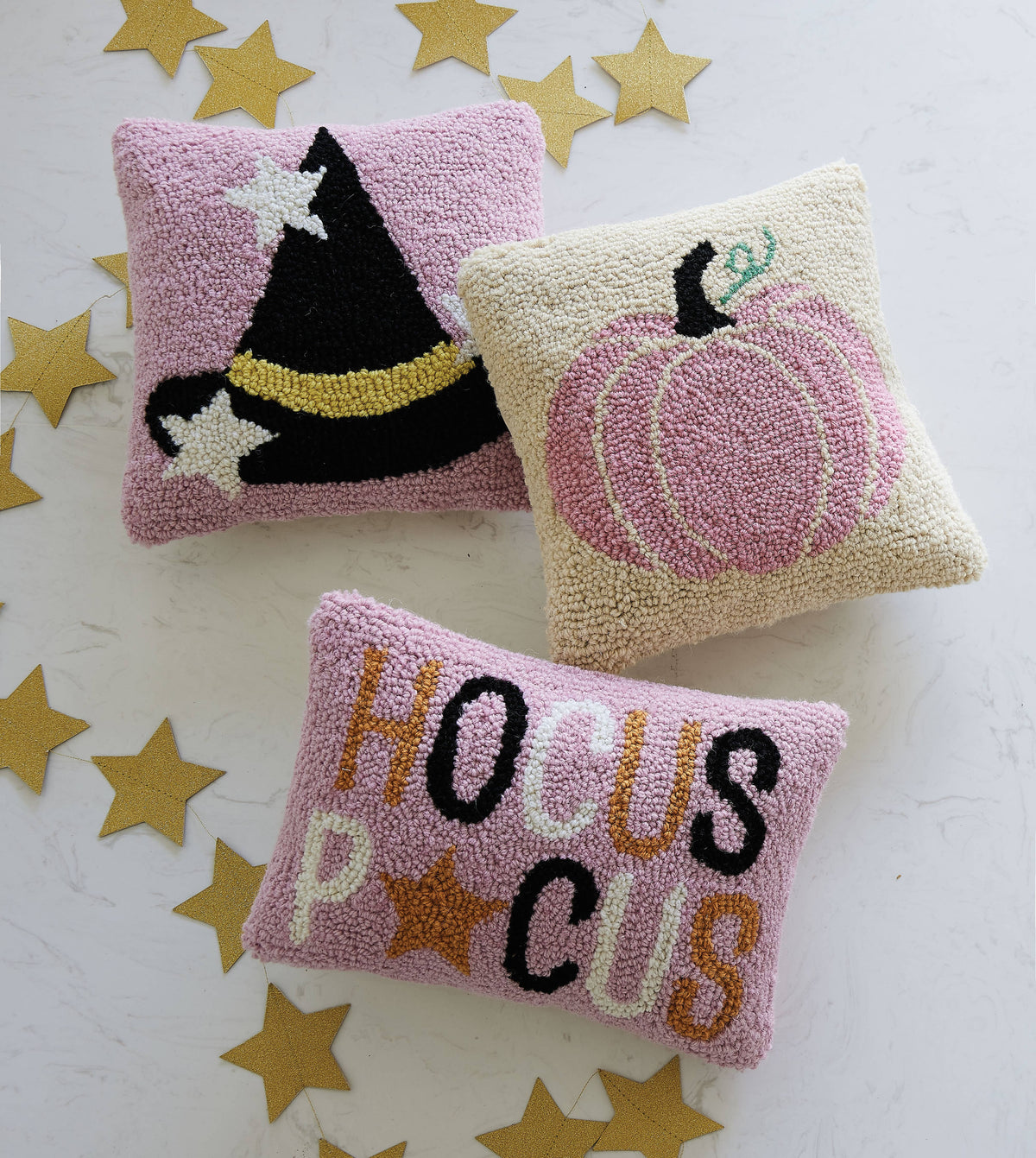 Pink Pumpkin Hook Pillow