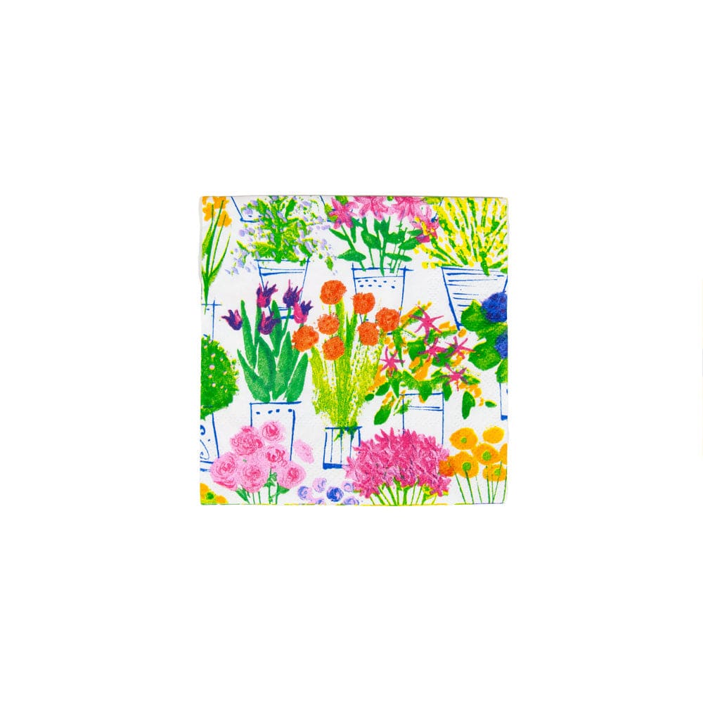 Flower Market Cocktail Napkin
