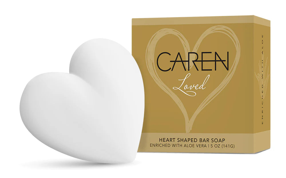 LOVED Heart Shaped Bar Soap
