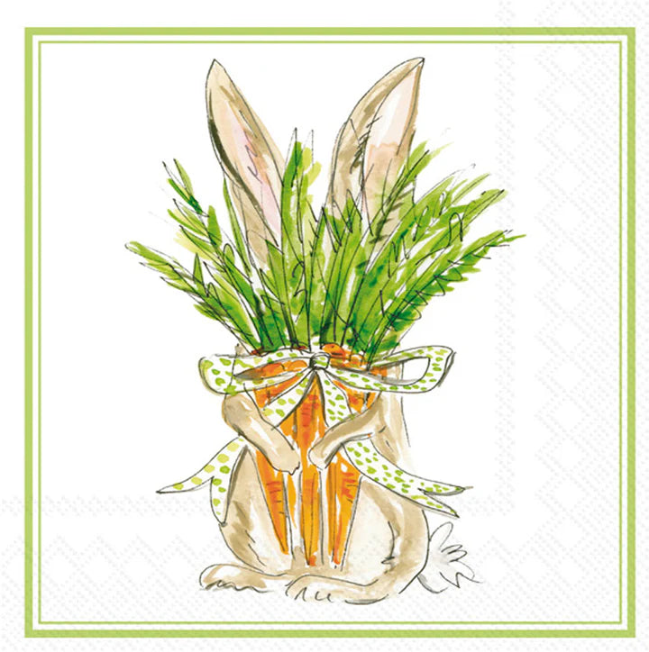 Carrot Bunny Large Napkin