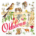 Oklahoma Cocktail Napkin