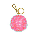 God Is With Me Keychain