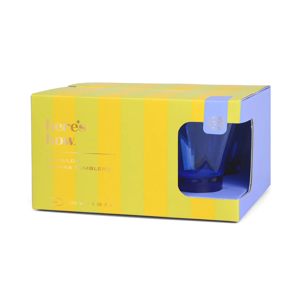 The Gilda Tumbler - Cobalt