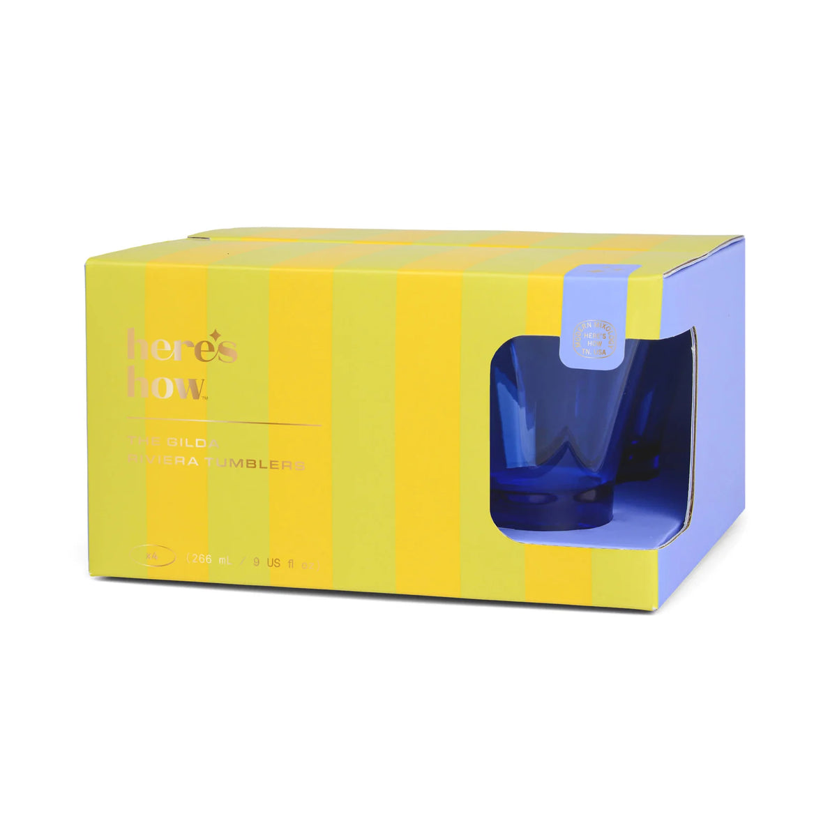 The Gilda Tumbler - Cobalt