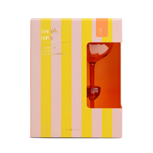 The Bodie Riviera Glass - Orange