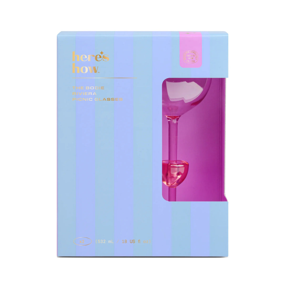 The Bodie Riviera Glass - Lilac