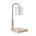 Hobnail Candle Warmer Lamp Silver