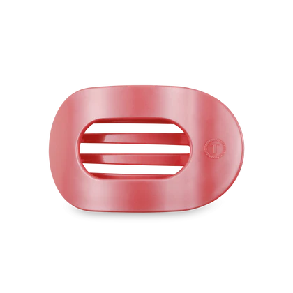 Calming Coral Medium Flat Hair Clip