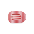 Calming Coral Small Flat Hair Clip