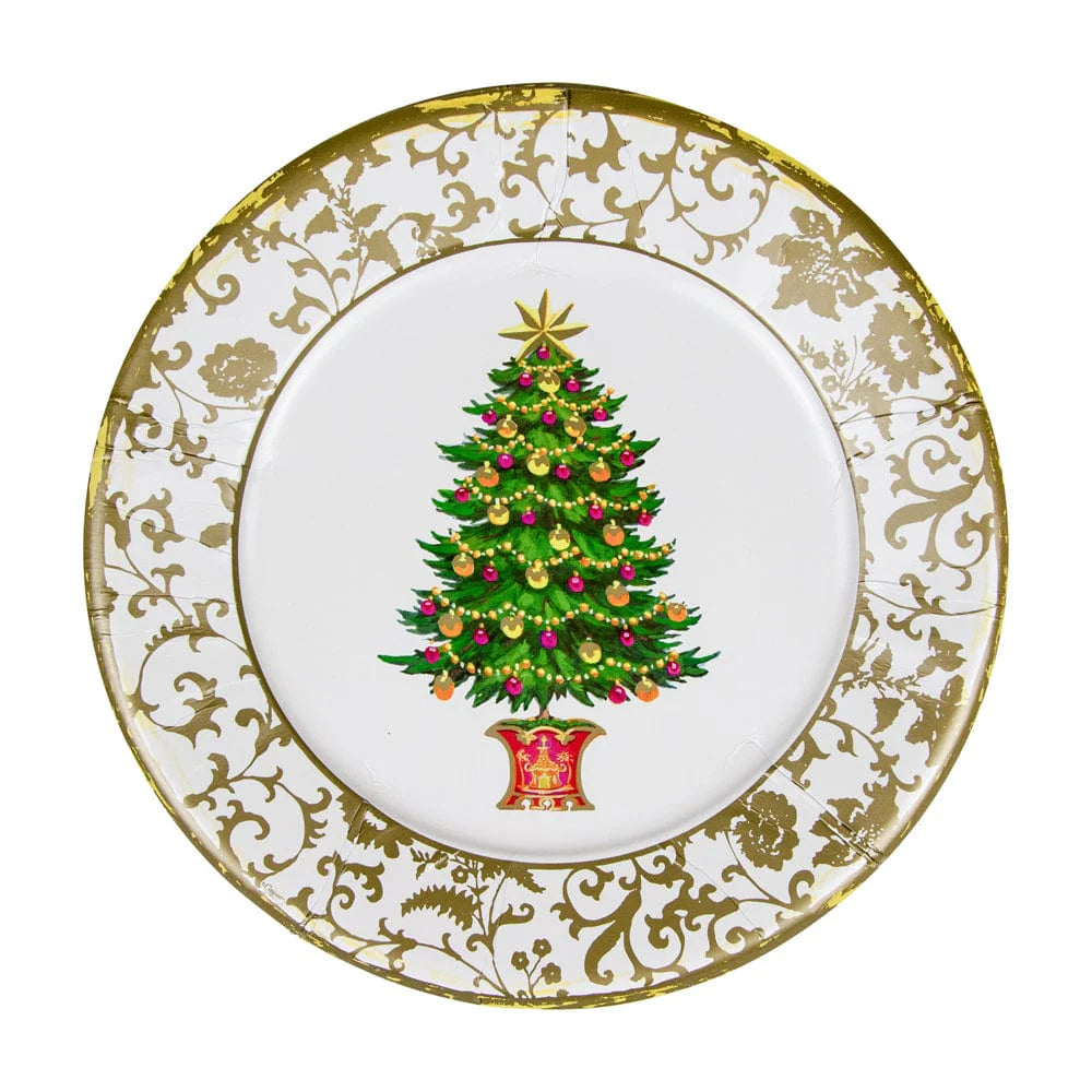 Gilded Tree Dinner Plate
