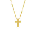 Small Simple Cross Necklace